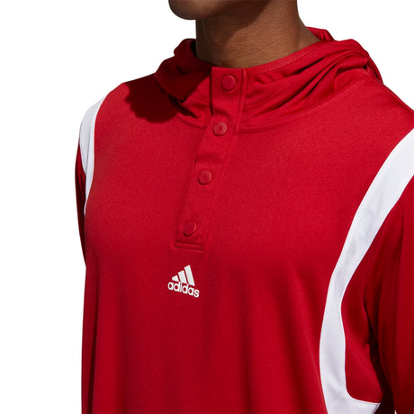 adidas Men's Basketball Icon Pulse Hooded Shooter Tee Basketball Jerseys Adult
