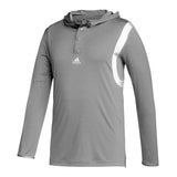 adidas Men's Basketball Icon Pulse Hooded Shooter Tee Basketball Jerseys Adult