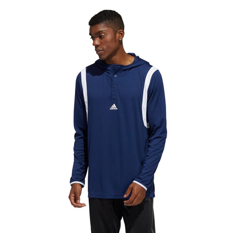 adidas Men's Basketball Icon Pulse Hooded Shooter Tee Basketball Jerseys Adult