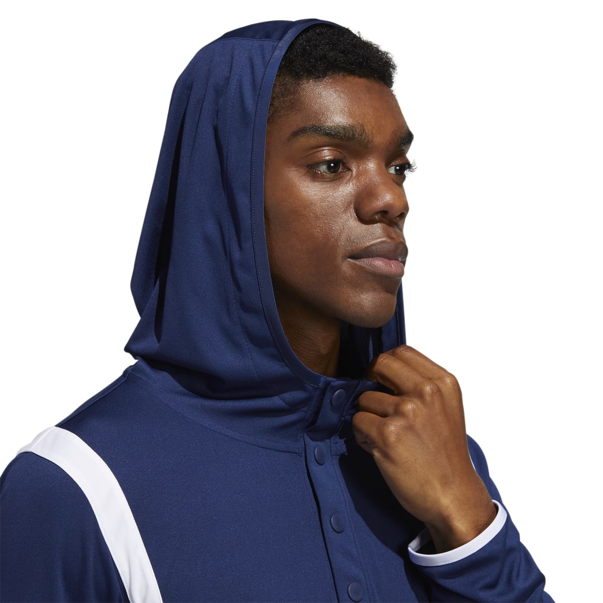 adidas Men's Basketball Icon Pulse Hooded Shooter Tee Basketball Jerseys Adult