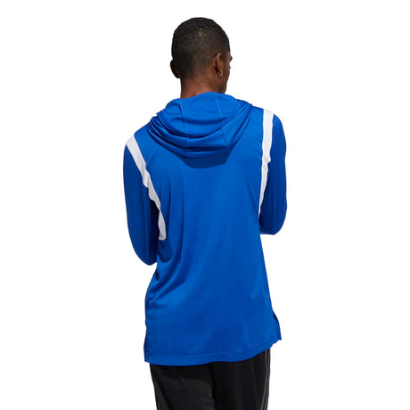adidas Men's Basketball Icon Pulse Hooded Shooter Tee Basketball Jerseys Adult