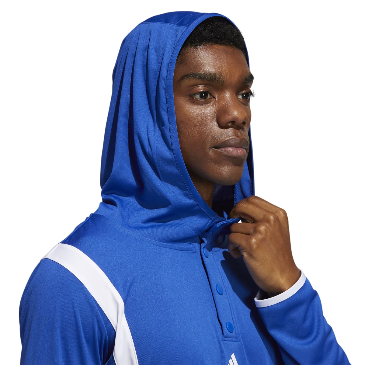 adidas Men's Basketball Icon Pulse Hooded Shooter Tee Basketball Jerseys Adult
