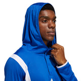 adidas Men's Basketball Icon Pulse Hooded Shooter Tee Basketball Jerseys Adult