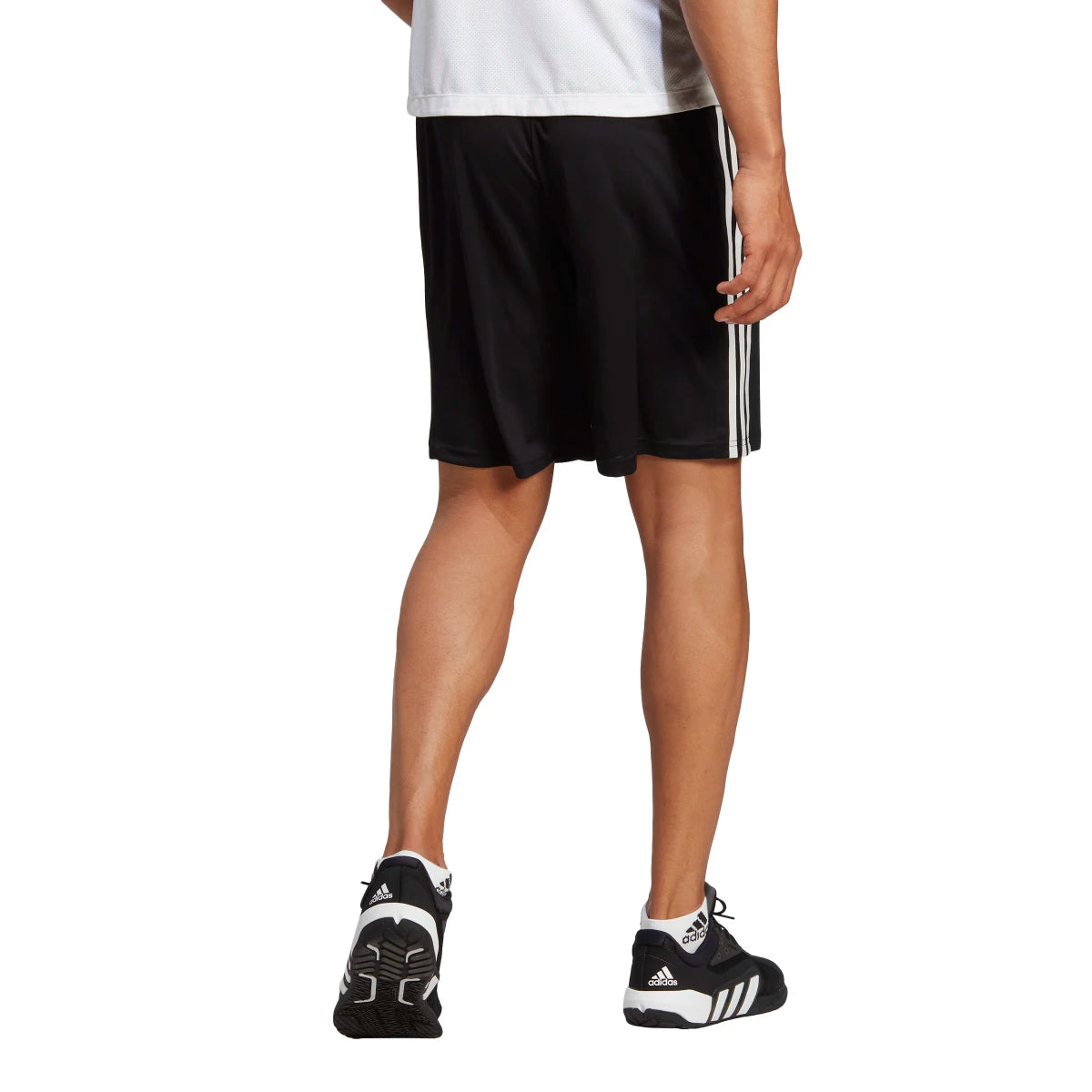 adidas Men's Train Essentials Piqué 3-Stripes Training Shorts Mens Apparel Shorts