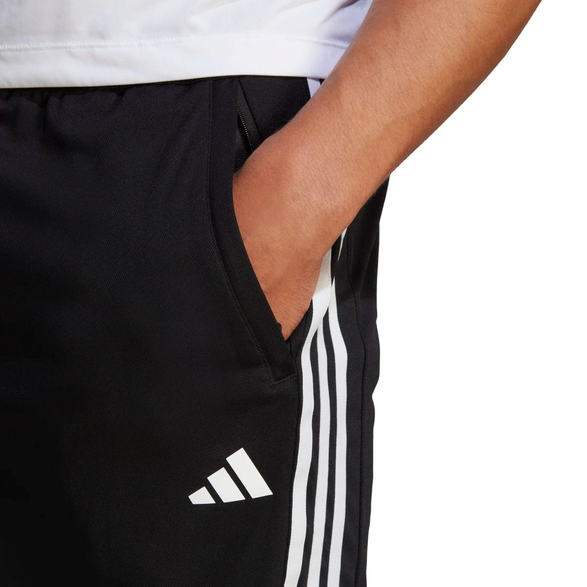 adidas Men's Train Essentials Piqué 3-Stripes Training Shorts Mens Apparel Shorts