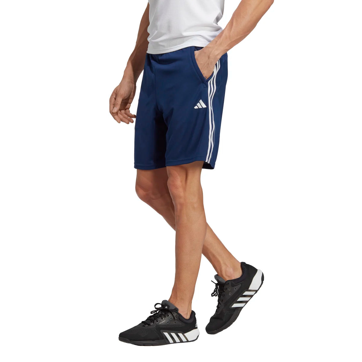 adidas Men's Train Essentials Piqué 3-Stripes Training Shorts Mens Apparel Shorts