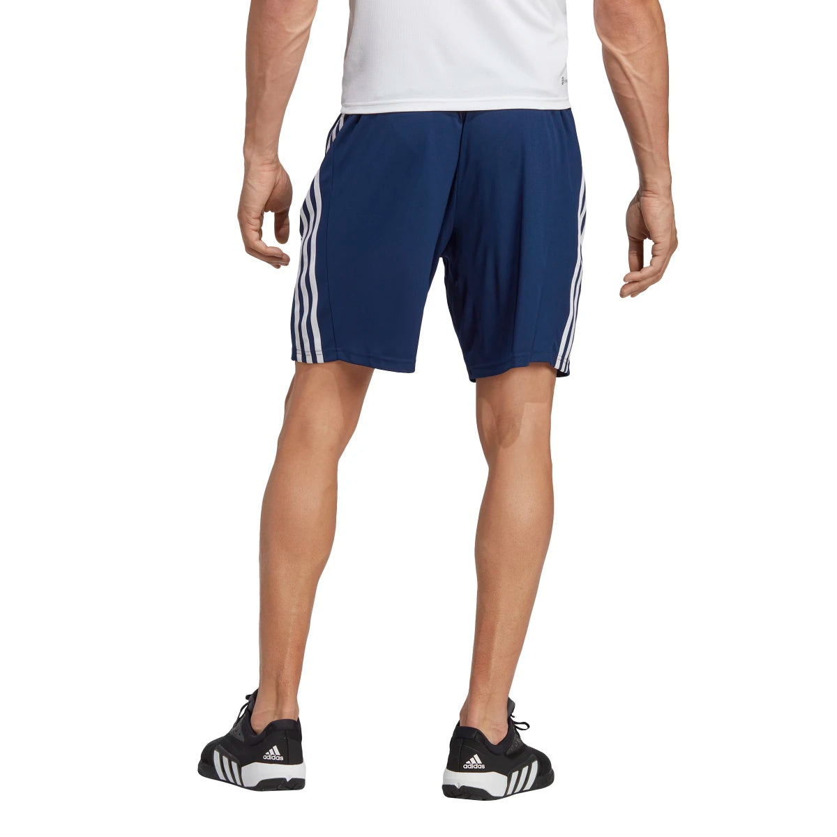 adidas Men's Train Essentials Piqué 3-Stripes Training Shorts Mens Apparel Shorts