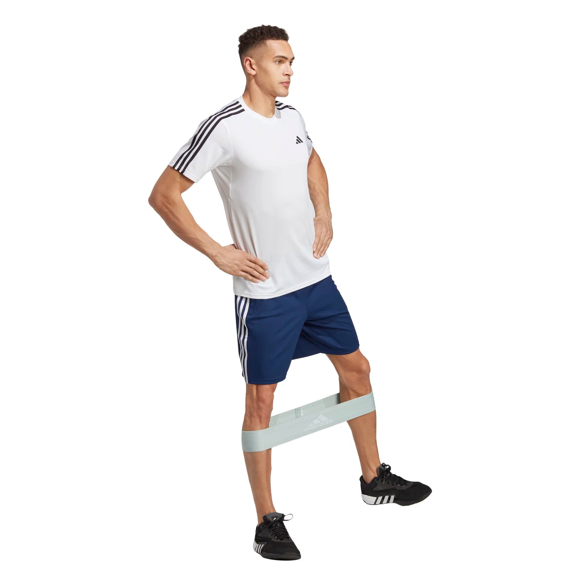 adidas Men's Train Essentials Piqué 3-Stripes Training Shorts Mens Apparel Shorts