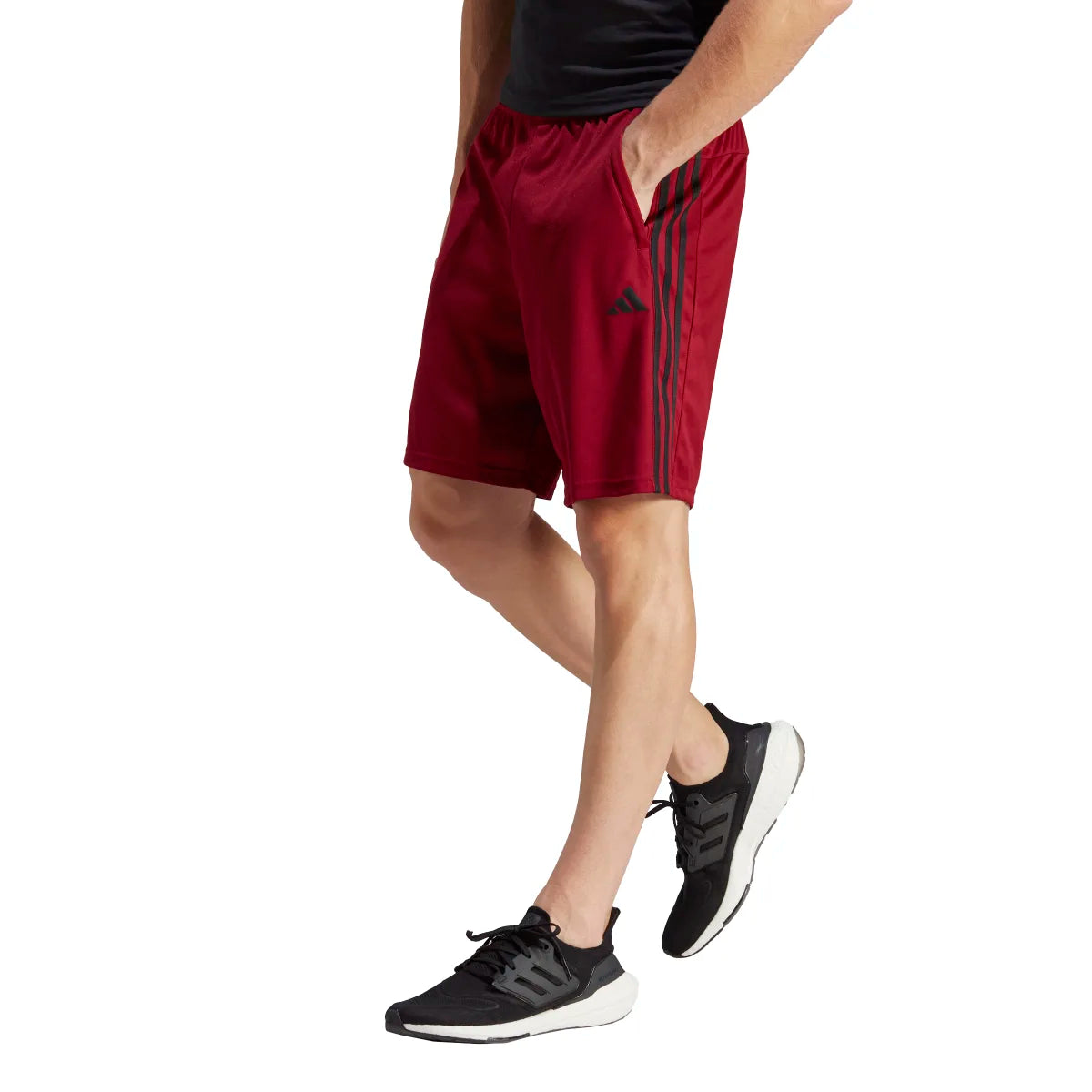 adidas Men's Train Essentials Piqué 3-Stripes Training Shorts Mens Apparel Shorts