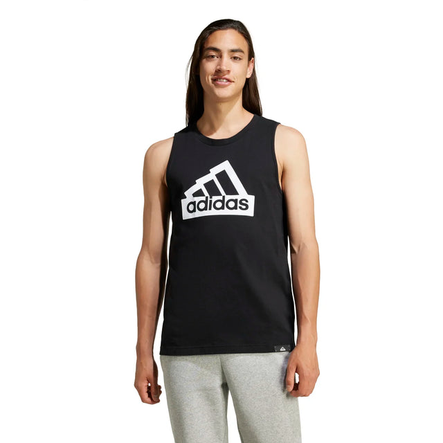 adidas Men's Modern Essentials Graphic Tank Top (Tall)-2