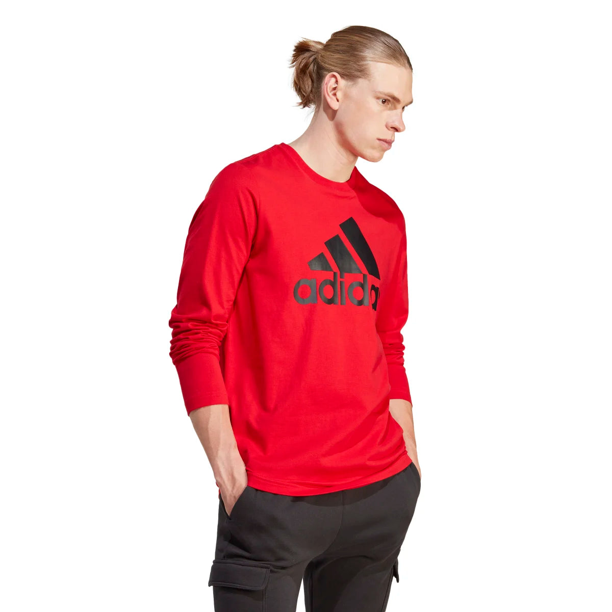 adidas Men's Big Logo Long Sleeve T-Shirt Mens Apparel Shirts & Tops