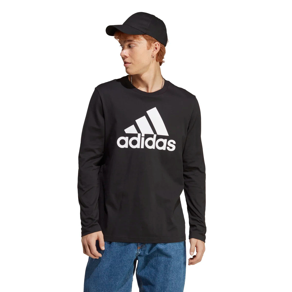 adidas Men's Big Logo Long Sleeve T-Shirt Mens Apparel Shirts & Tops