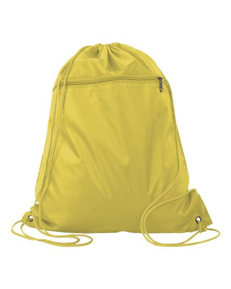 Q-Tees Polyester Cinchpack Bags Accessories Bags & Backpacks