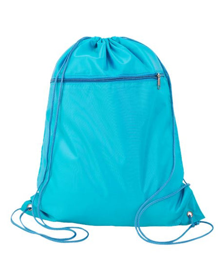 Q-Tees Polyester Cinchpack Bags Accessories Bags & Backpacks