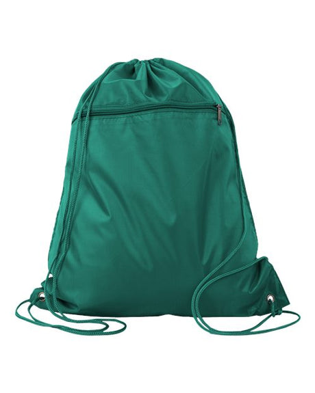 Q-Tees Polyester Cinchpack Bags Accessories Bags & Backpacks
