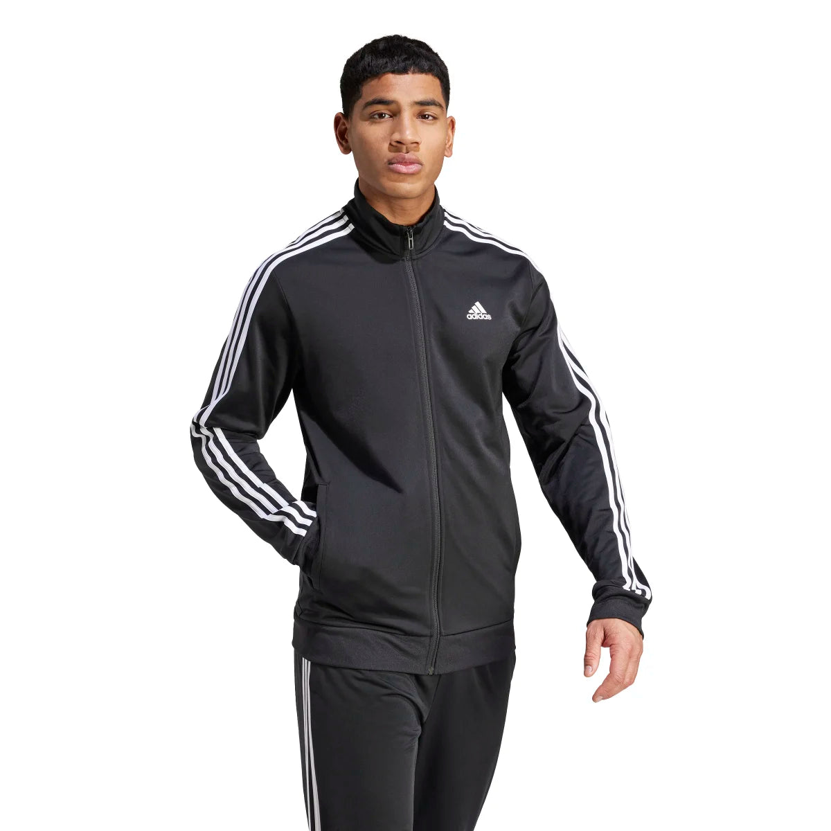 adidas Men's Warm-Up Tricot Regular 3-Stripes Track Jacket-4
