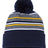 Sportsman 12" Striped Pom-Pom Cuffed Beanie Unisex Accessories Hats & Caps