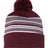 Sportsman 12" Striped Pom-Pom Cuffed Beanie Unisex Accessories Hats & Caps
