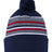 Sportsman 12" Striped Pom-Pom Cuffed Beanie Unisex Accessories Hats & Caps