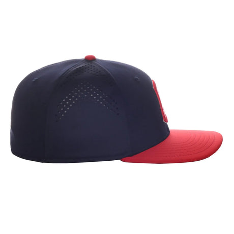 Outdoor Cap Cleveland Guardians™ Official MLB® Replica Structured Solid Panel Hat MLB-600 Fan Gear MLB Cleveland Guardians