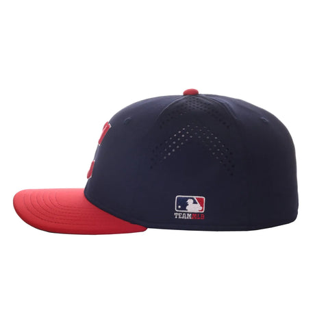 Outdoor Cap Cleveland Guardians™ Official MLB® Replica Structured Solid Panel Hat MLB-600 Fan Gear MLB Cleveland Guardians