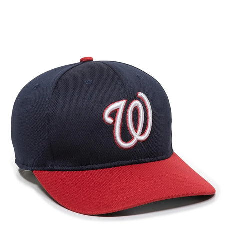 Outdoor Cap Washington Nationals™ MLB® Replica Structured Solid Panel Hat MLB-350 Fan Gear MLB Washington Nationals