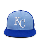 Outdoor Cap Kansas City Royals™ MLB® Replica Structured Solid Panel Hat MLB-400 Fan Gear MLB Kansas City Royals