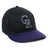 Outdoor Cap Colorado Rockies™ MLB® Replica Structured Solid Panel Hat MLB-350 Fan Gear MLB Colorado Rockies