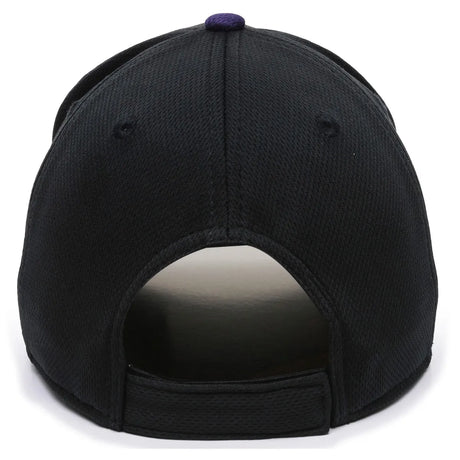 Outdoor Cap Colorado Rockies™ MLB® Replica Structured Solid Panel Hat MLB-350 Fan Gear MLB Colorado Rockies