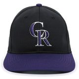 Outdoor Cap Colorado Rockies™ MLB® Replica Structured Solid Panel Hat MLB-350 Fan Gear MLB Colorado Rockies