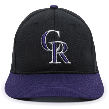 Outdoor Cap Colorado Rockies™ MLB® Replica Structured Solid Panel Hat MLB-350 Fan Gear MLB Colorado Rockies