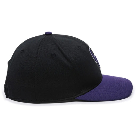 Outdoor Cap Colorado Rockies™ MLB® Replica Structured Solid Panel Hat MLB-350 Fan Gear MLB Colorado Rockies