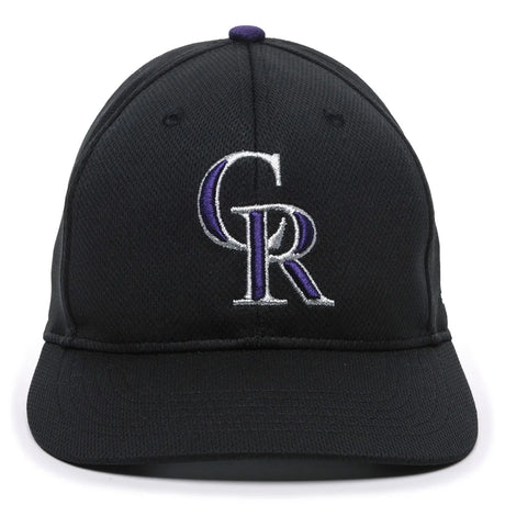 Outdoor Cap Colorado Rockies™ MLB® Replica Structured Solid Panel Hat MLB-350 Fan Gear MLB Colorado Rockies