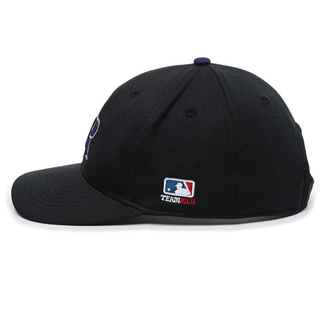 Outdoor Cap Colorado Rockies™ MLB® Replica Structured Solid Panel Hat MLB-350 Fan Gear MLB Colorado Rockies