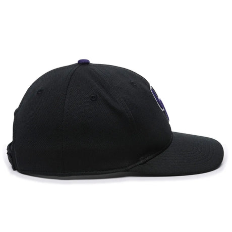 Outdoor Cap Colorado Rockies™ MLB® Replica Structured Solid Panel Hat MLB-350 Fan Gear MLB Colorado Rockies