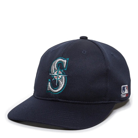 Outdoor Cap Seattle Mariners™ MLB® Replica Structured Solid Panel Hat MLB-350 Fan Gear MLB Seattle Mariners