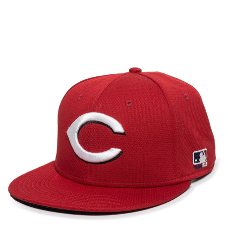 Outdoor Cap Cincinnati Reds™ MLB® Replica Structured Solid Panel Hat MLB-400 Fan Gear MLB Cincinnati Reds