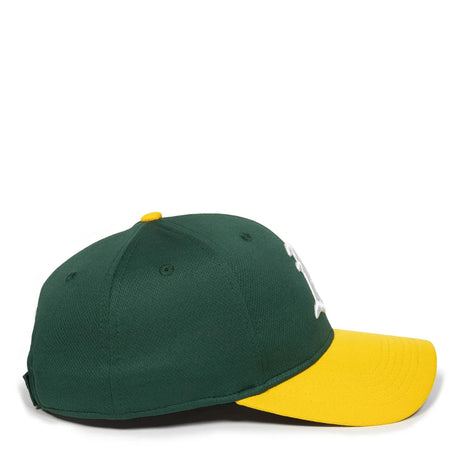 Outdoor Cap Oakland Athletics™ MLB® Replica Structured Solid Panel Hat MLB-350 Fan Gear MLB Oakland Athletics