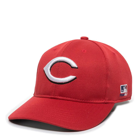 Outdoor Cap Cincinnati Reds™ MLB® Replica Structured Solid Panel Hat MLB-350 Fan Gear MLB Cincinnati Reds