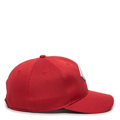 Outdoor Cap Cincinnati Reds™ MLB® Replica Structured Solid Panel Hat MLB-350 Fan Gear MLB Cincinnati Reds