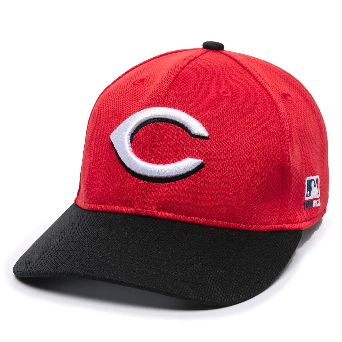 Outdoor Cap Cincinnati Reds™ MLB® Replica Structured Solid Panel Hat MLB-350 Fan Gear MLB Cincinnati Reds