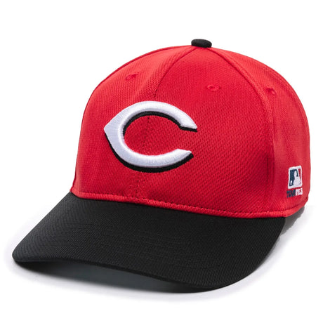 Outdoor Cap Cincinnati Reds™ MLB® Replica Structured Solid Panel Hat MLB-350 Fan Gear MLB Cincinnati Reds