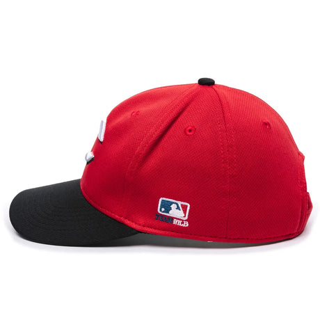 Outdoor Cap Cincinnati Reds™ MLB® Replica Structured Solid Panel Hat MLB-350 Fan Gear MLB Cincinnati Reds