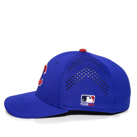 Outdoor Cap Chicago Cubs™ Official MLB® Replica Structured Solid Panel Hat MLB-600 Fan Gear MLB Chicago Cubs