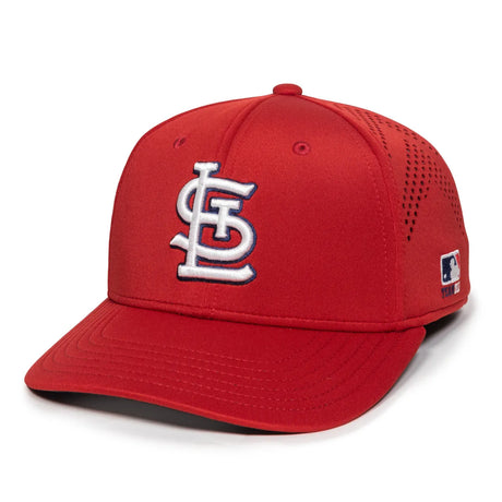 Outdoor Cap St. Louis Cardinals™ Official MLB® Replica Structured Solid Panel Hat MLB-600 Fan Gear MLB St. Louis Cardinals