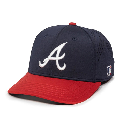 Outdoor Cap Atlanta Braves™ Official MLB® Replica Structured Solid Panel Hat MLB-600 Fan Gear MLB Atlanta Braves
