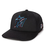 Outdoor Cap Miami Marlins™ Official MLB® Replica Structured Solid Panel Hat (MLB-600)-4