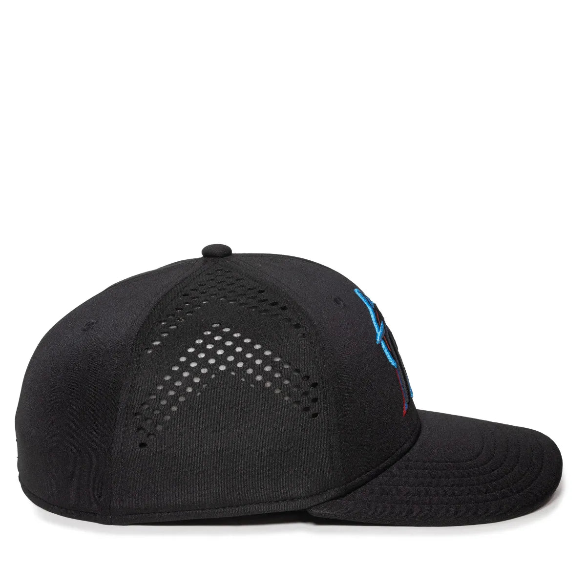 Outdoor Cap Miami Marlins™ Official MLB® Replica Structured Solid Panel Hat (MLB-600)-7