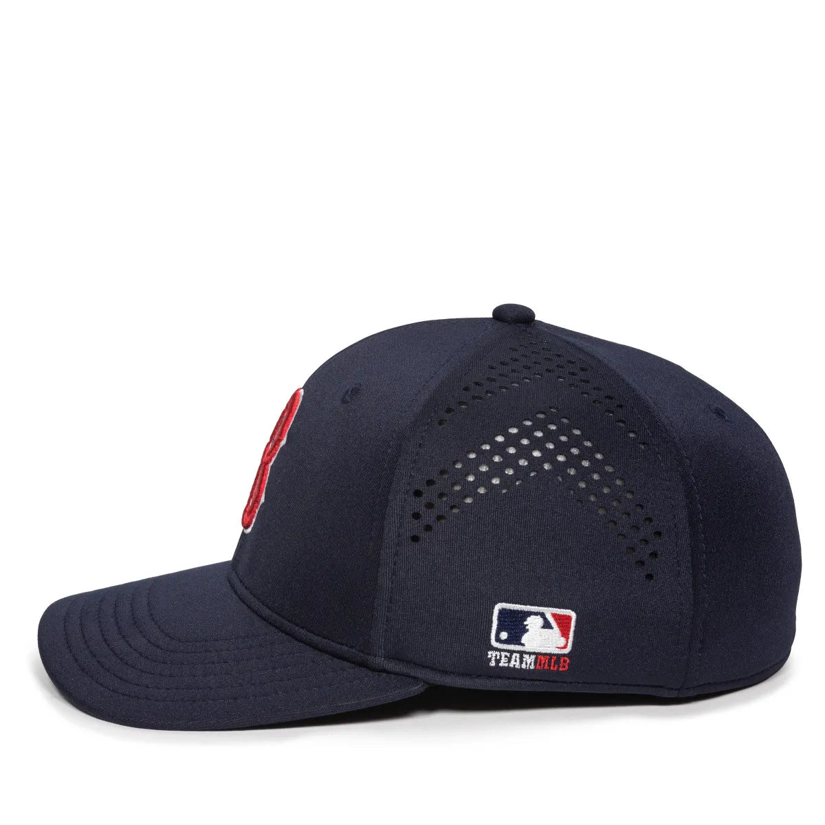 Outdoor Cap Boston Red Sox™ MLB® Replica Structured Solid Panel Hat MLB-600 Fan Gear MLB Boston Red Sox