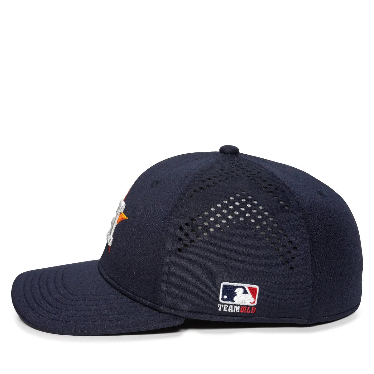 Outdoor Cap Houston Astros™ Official MLB® Replica Structured Solid Panel Hat MLB-600 Fan Gear MLB Houston Astros